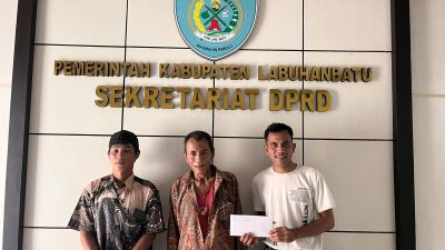 Bersama Aktivis, Warga Laporkan Kepling VIII Sukajadi Ke DPRD Dan Inspektorat Labuhanbatu, Berikut Masalahnya
