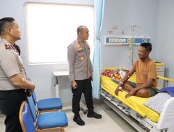 Sambut HUT Bhayangkara Ke 80 Polres Gelar Anjangsana Kepada Personel Yang Sakit 