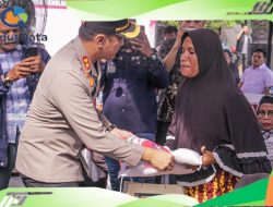Peresmian Posko Kampung Bebas Narkoba, Polres Labuhanbatu Gelar Sosialisasi Dan Bakti Sosial