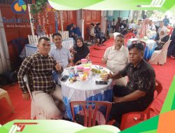 DPC PJS Labuhanbatu Hadiri Pesta Khitanan Anak Wartawan Nusantara TV