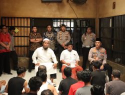 Kapolres Labuhanbatu Gelar Safari Jumat Di Rumah Tahanan Polri, Berikan Motivasi Dan Pembinaan Rohani Kepada Warga Binaan