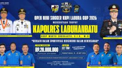 Manager M.Sukma Bawa Tim Tribrata FC Ikuti Turnamen Open Mini Soccer KNPI Labura Cup 2026