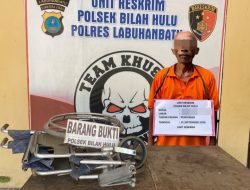 Polsek Bilah Hulu Ringkus Terduga Pelaku Pencurian