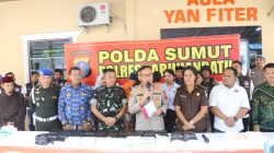 34 Kg Sabu dan 20.000 Pil Ekstasi Dimusnahkan Polres Labuhanbatu 